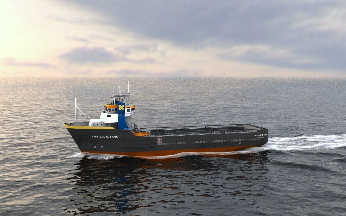 Platform Supply Vessel - 01 - 3D model_12