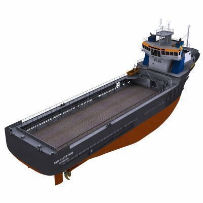 Platform Supply Vessel - 01 - 3D model_1
