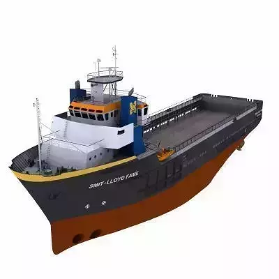 Platform Supply Vessel - 01 - 3D model