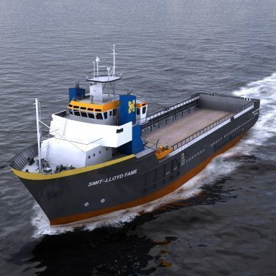 Platform Supply Vessel - 01 - 3D model_6