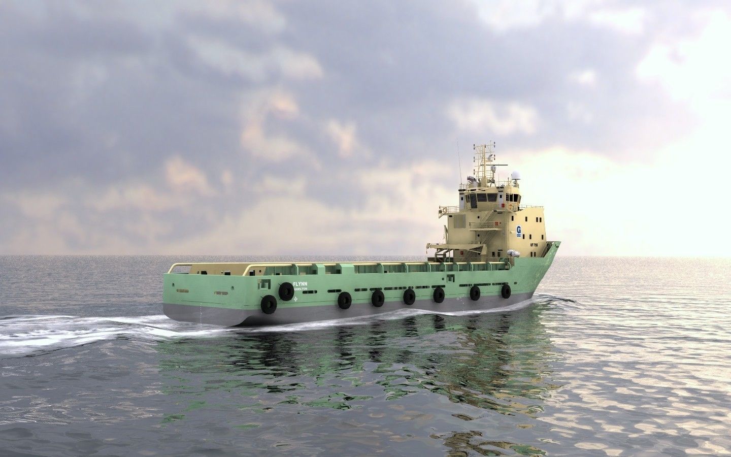 Platform Supply Vessel - 02 - 3D model_12