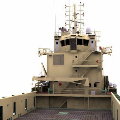 Platform Supply Vessel - 02 - 3D model_2