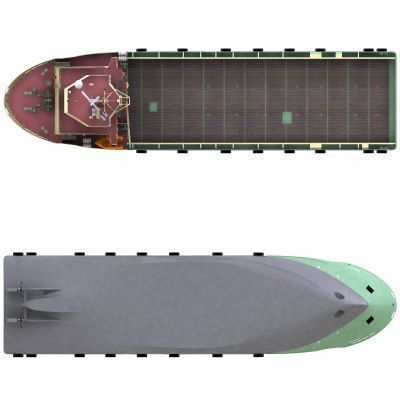 Platform Supply Vessel - 02 - 3D model_4