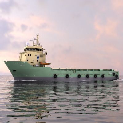 Platform Supply Vessel - 02 - 3D model_8