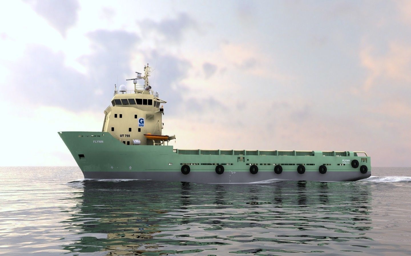 Platform Supply Vessel - 02 - 3D model_13