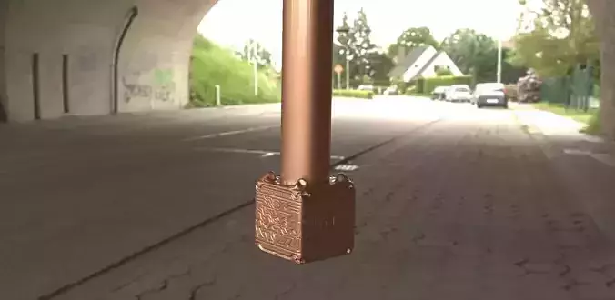 Alien Pillar 3D model