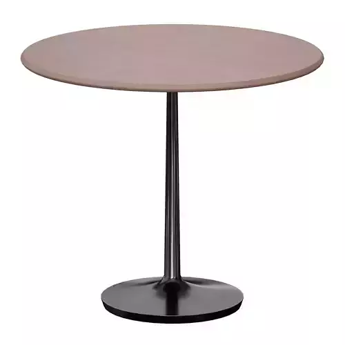 Nero 36 Concrete Dining Table with Matte Black Base