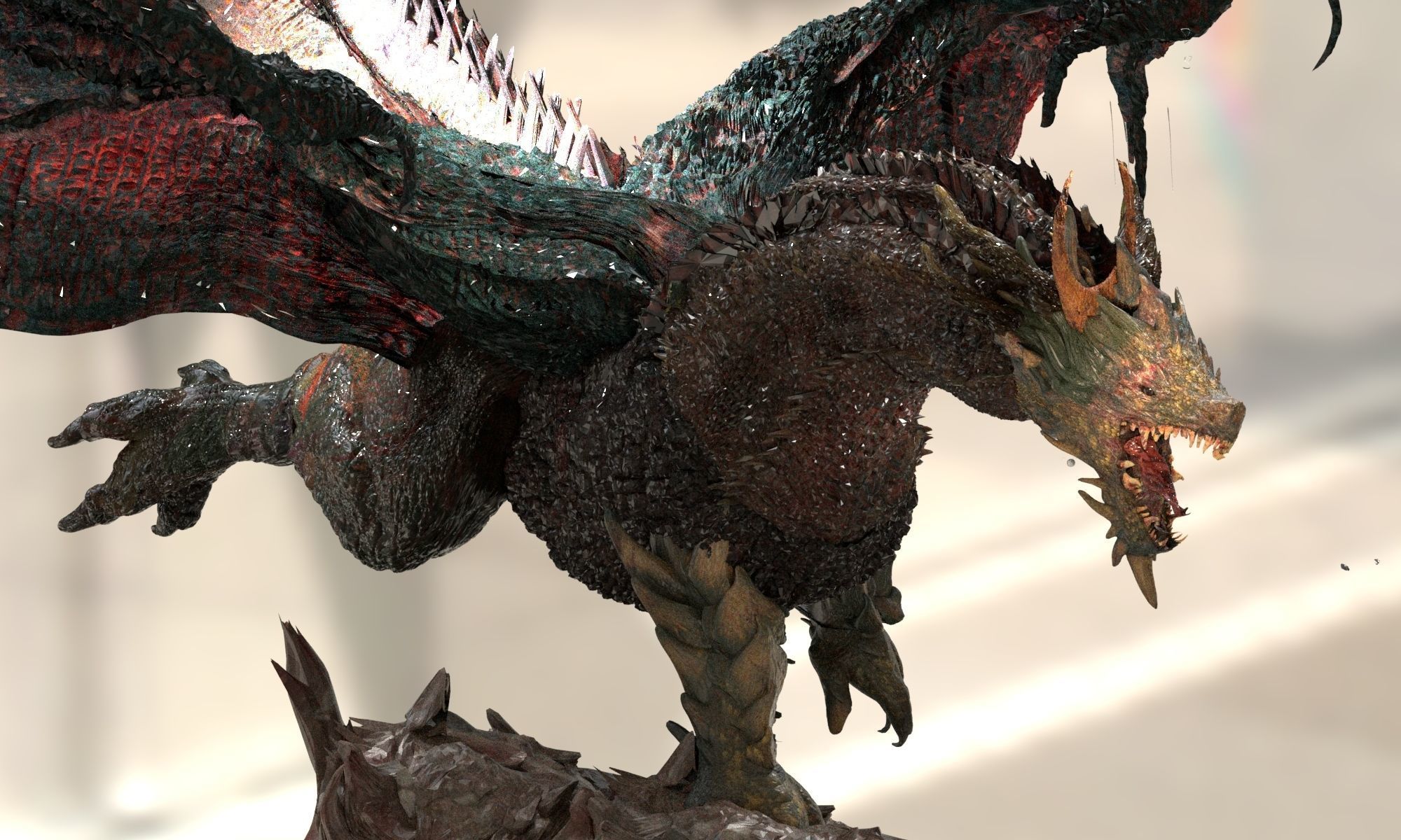 Dragon Hybrid 3D model_2