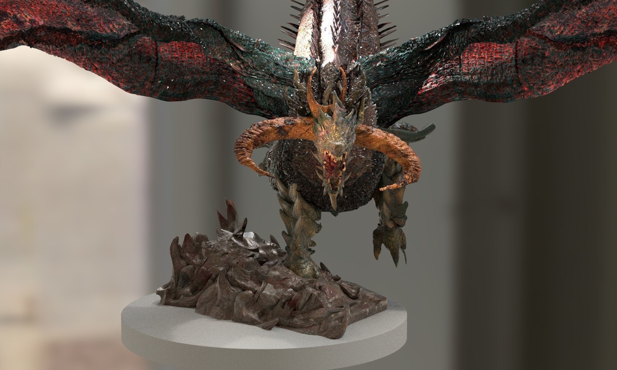 Dragon Hybrid 3D model_1