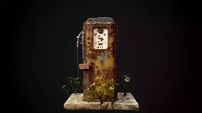 Old Gas Pump