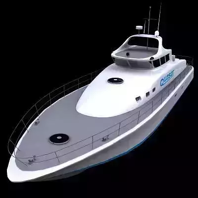Motor Yacht - 01 - 3D model