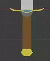 LowPoly Sword Game Ready Cartoony Texture Palette