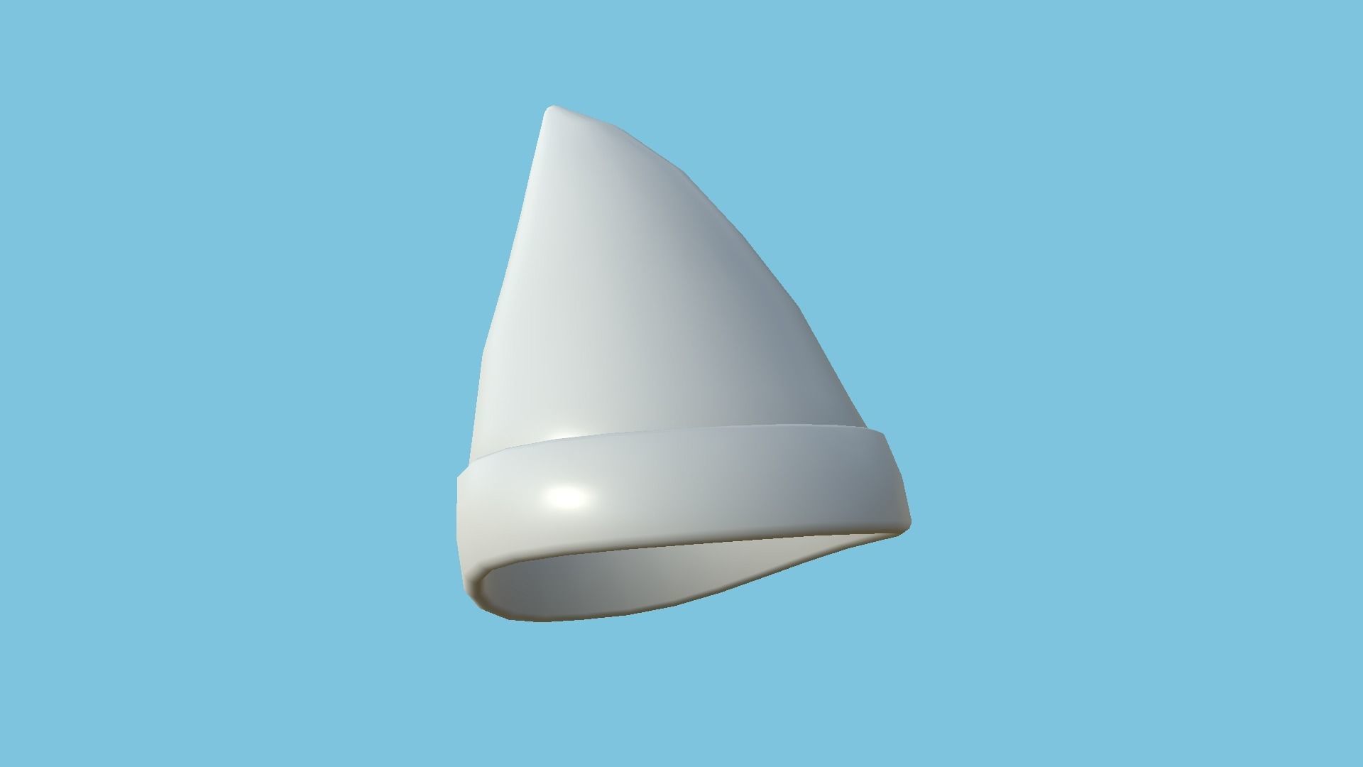 Gnome Hat 06 - Pink - Character Design Fashion Low-poly 3D model_9