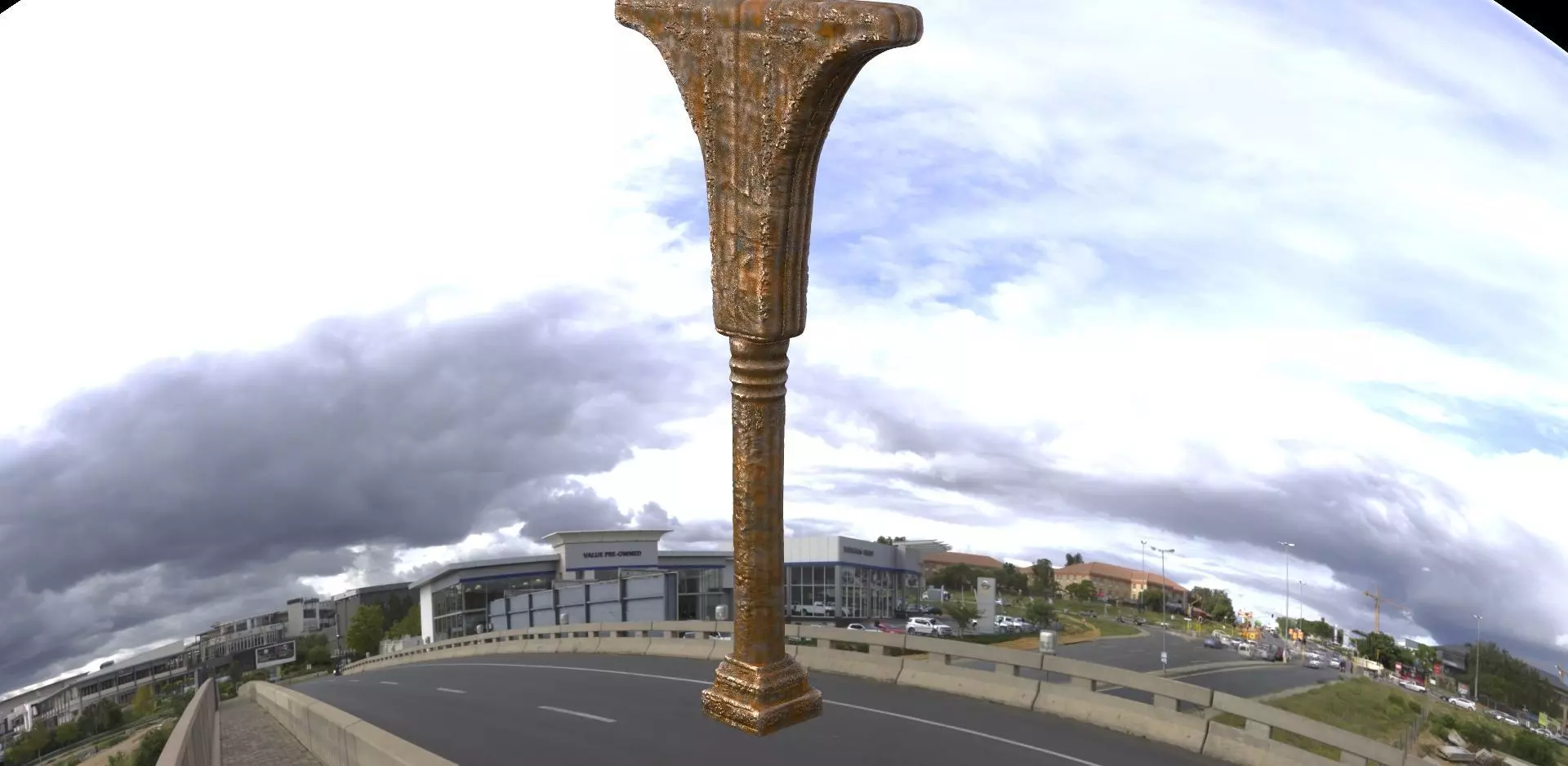 Baroque Pillar 3D model_0