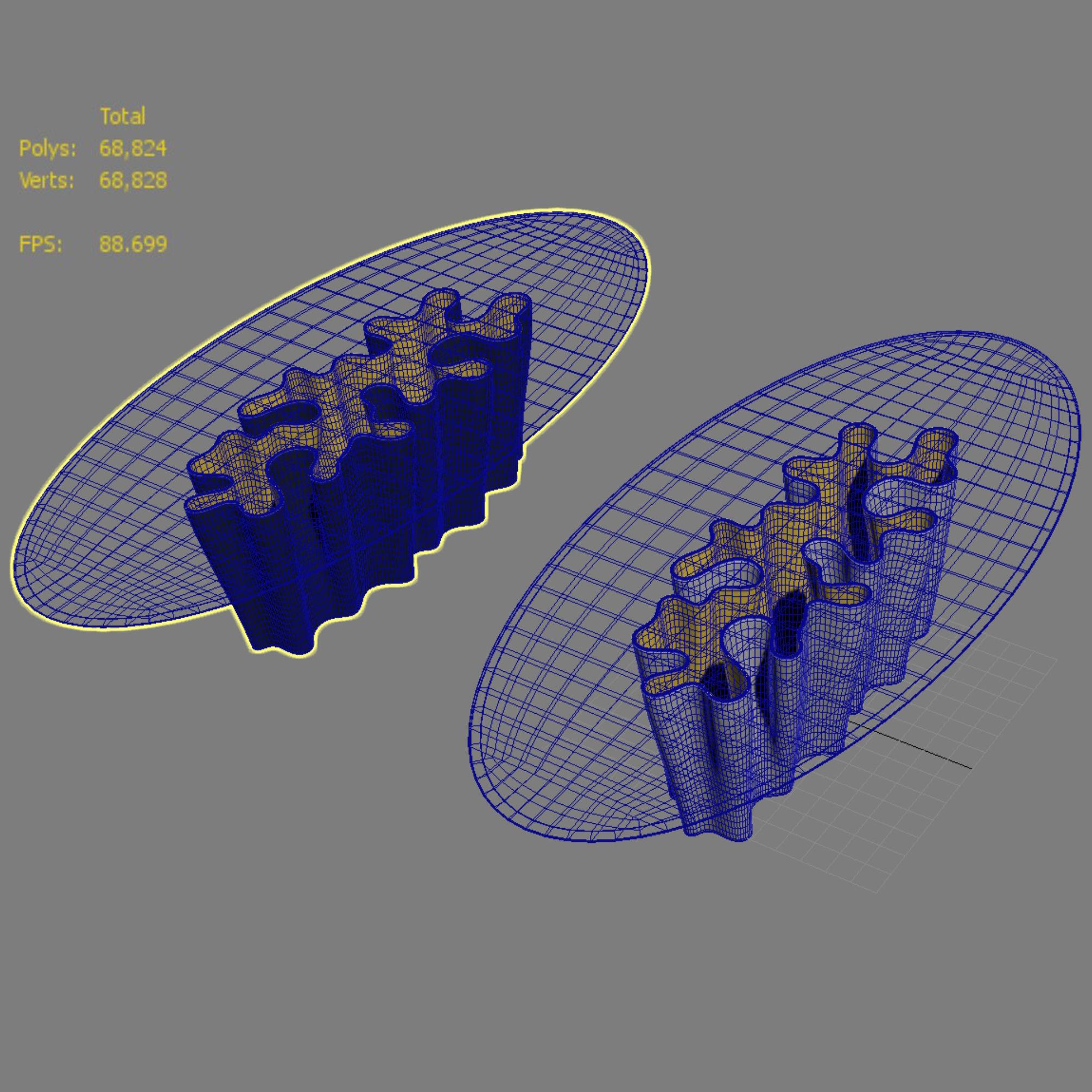Louis Vuitton - Anemona GM Dining Table 3D model_6