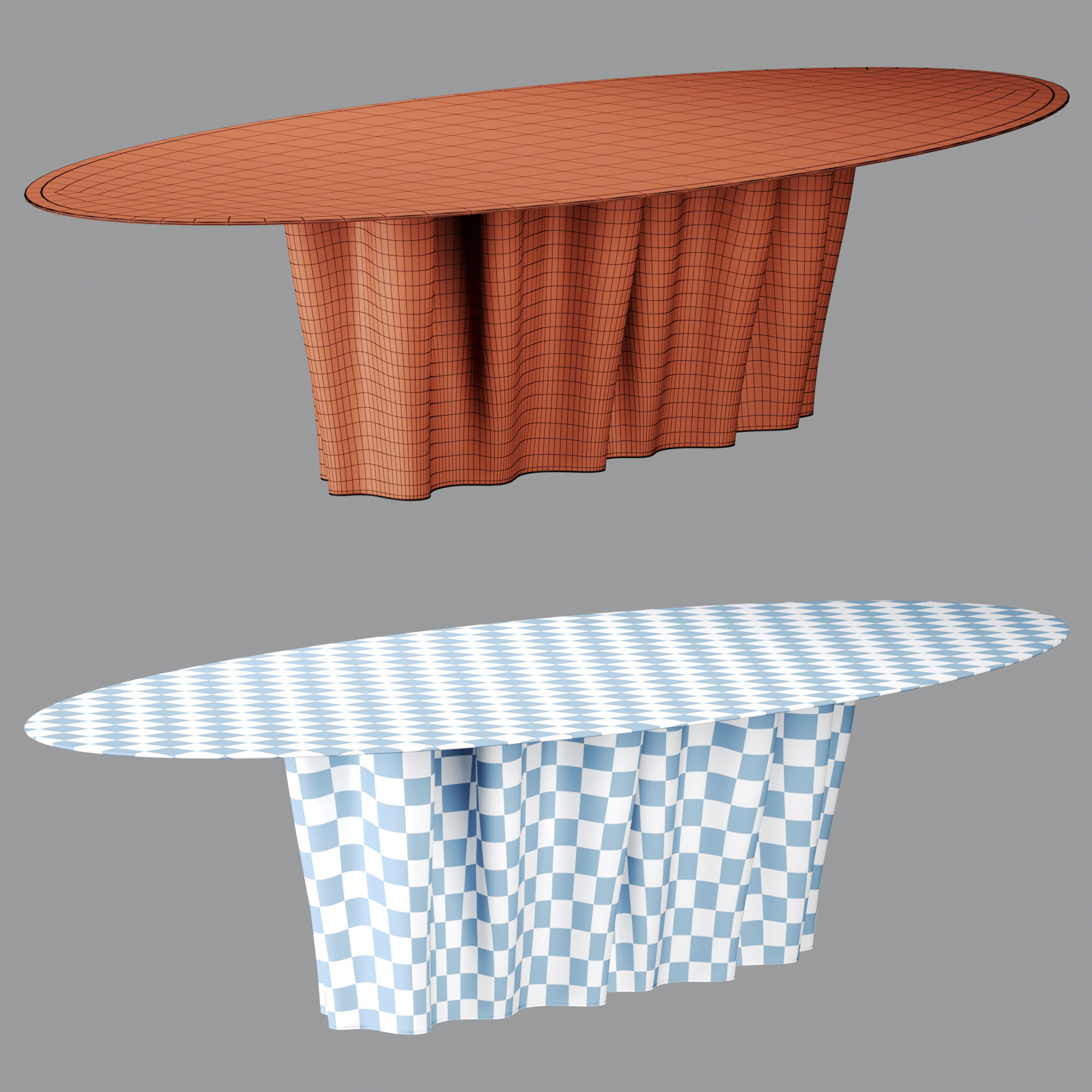 Louis Vuitton - Anemona GM Dining Table 3D model_5