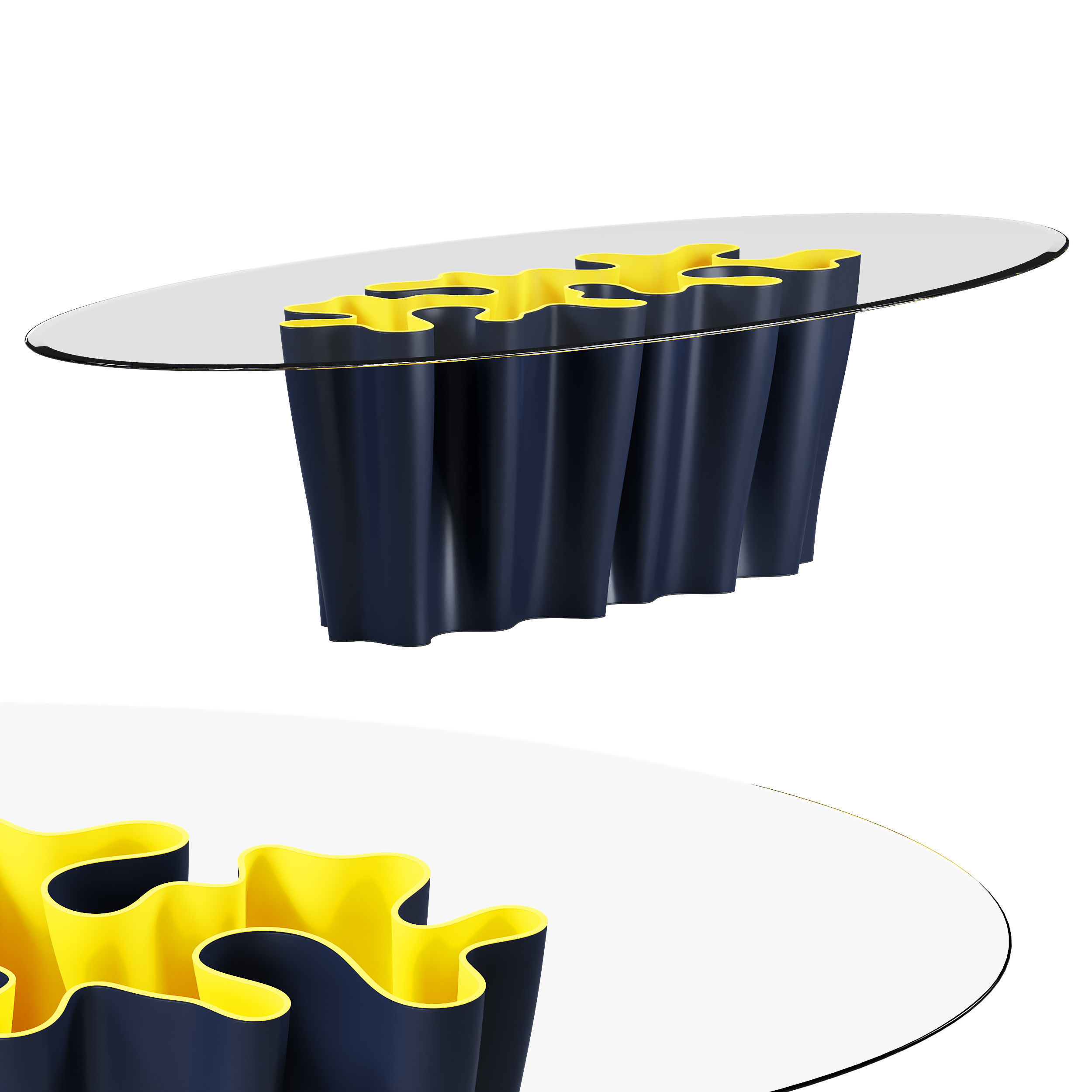 Louis Vuitton - Anemona GM Dining Table 3D model_1