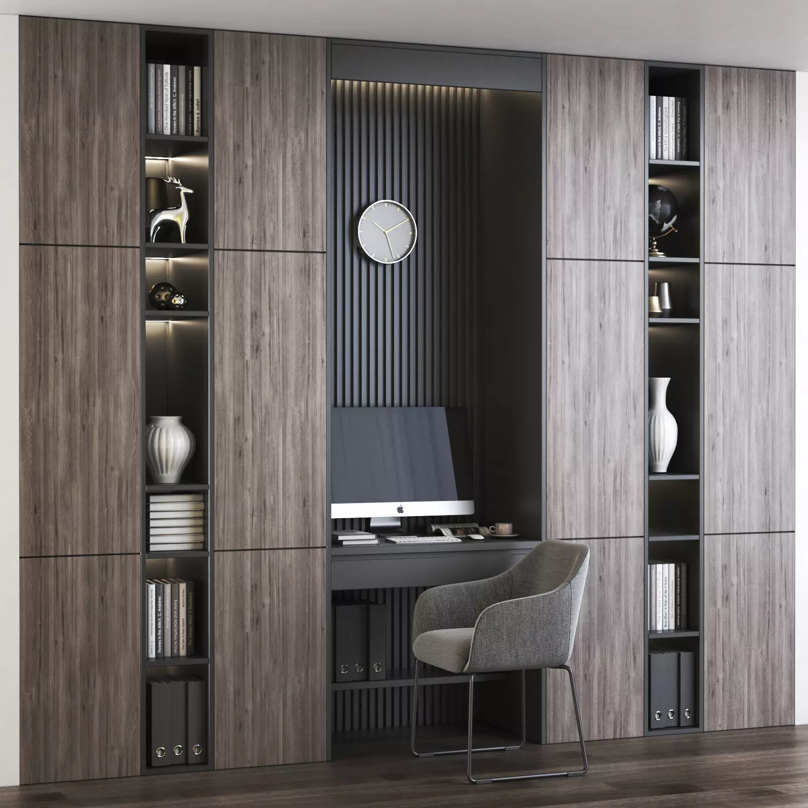 Furniture composition 6 3D model_0