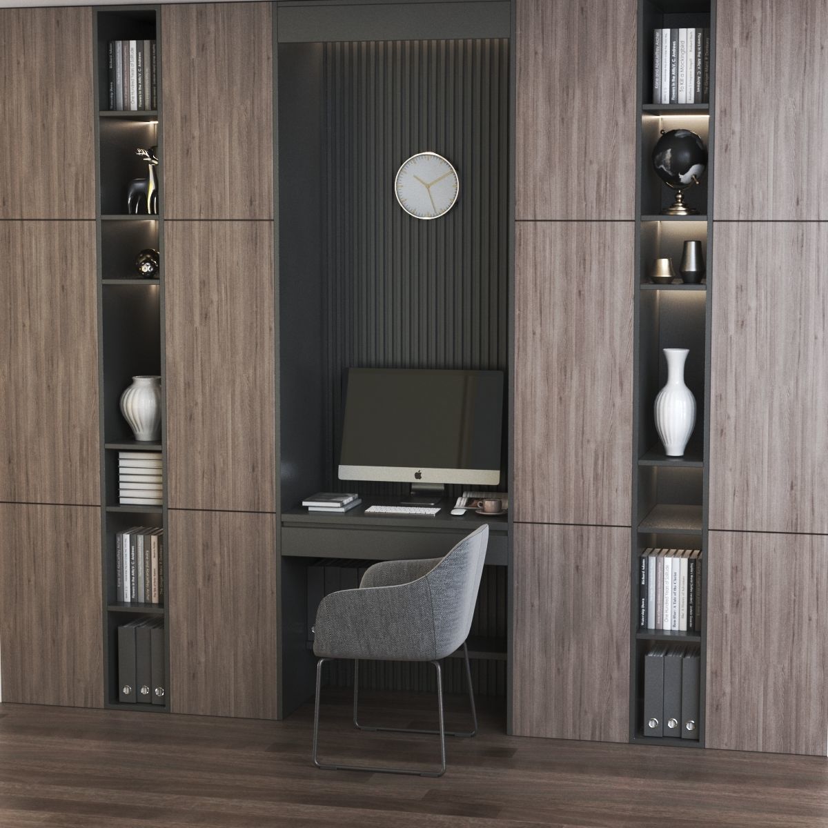 Furniture composition 6 3D model_4