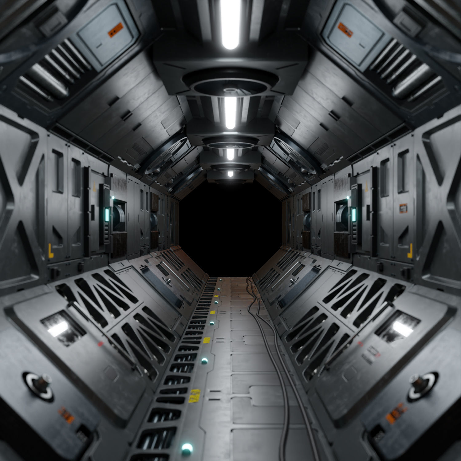 Sci-Fi Panels Collection 3D model_5