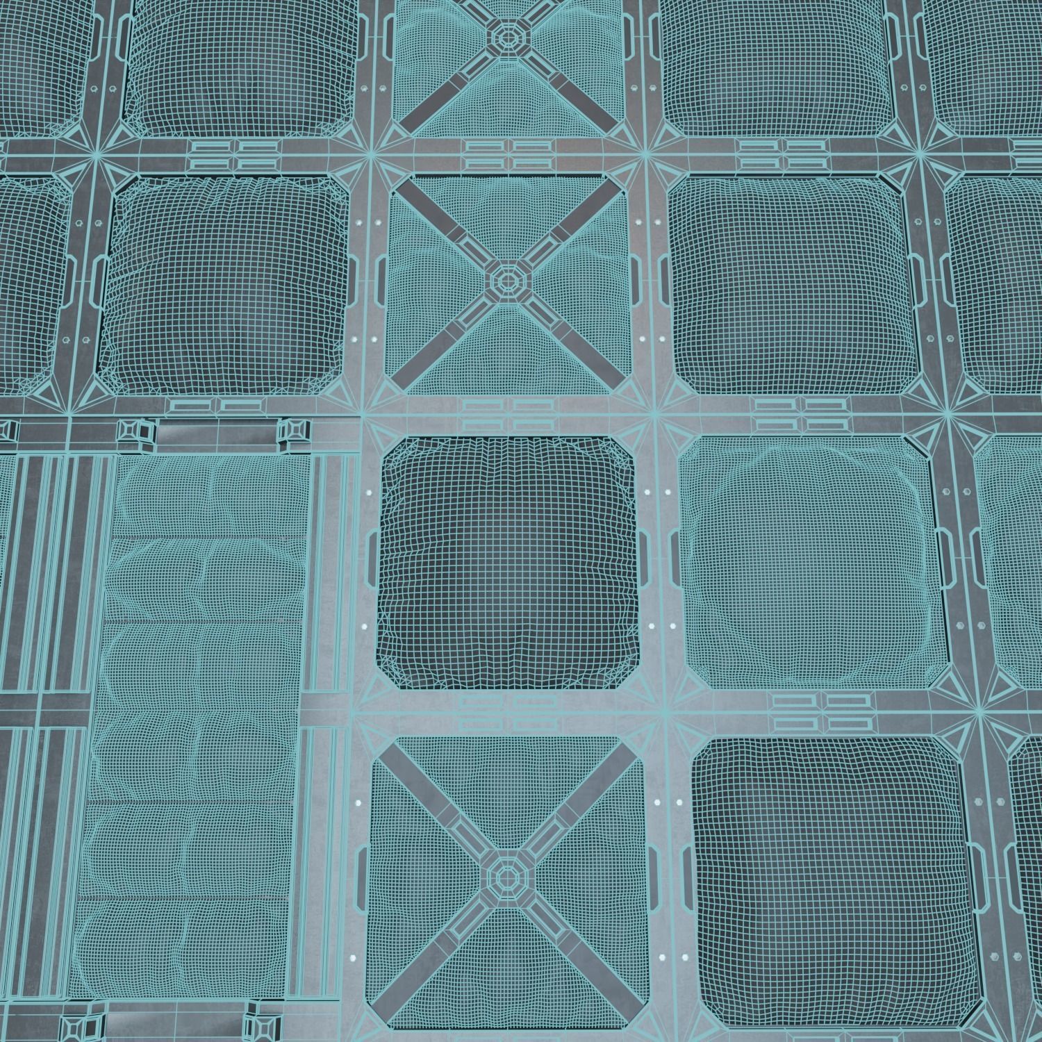 Sci-Fi Panels Collection 3D model_4