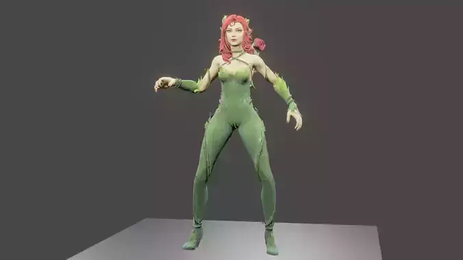 Poison ivy fortnite Low-poly 3D model
