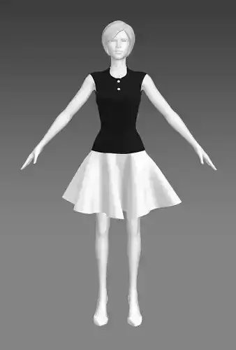 Woman Clothing A-Pose 471