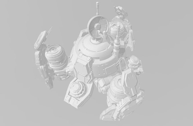 StarCraft II Terran Science Vessel 3D print model
