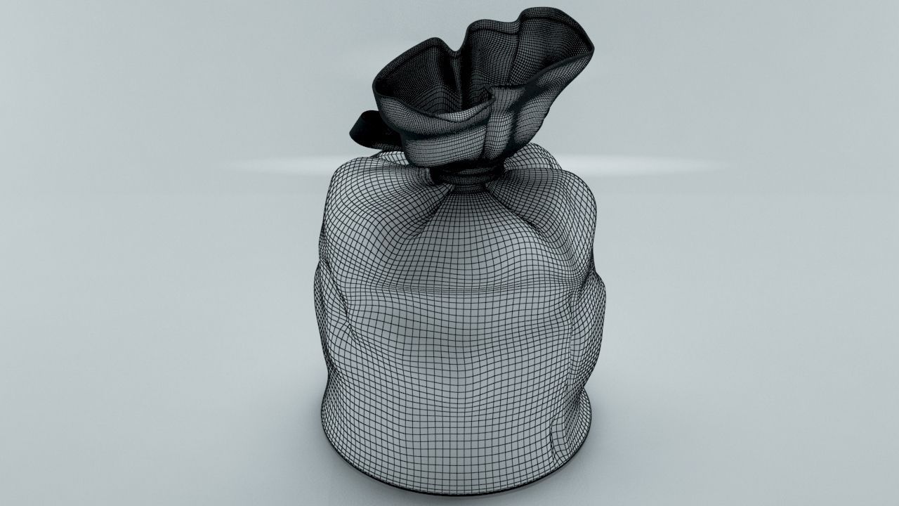 SACK BAG 3D model_5