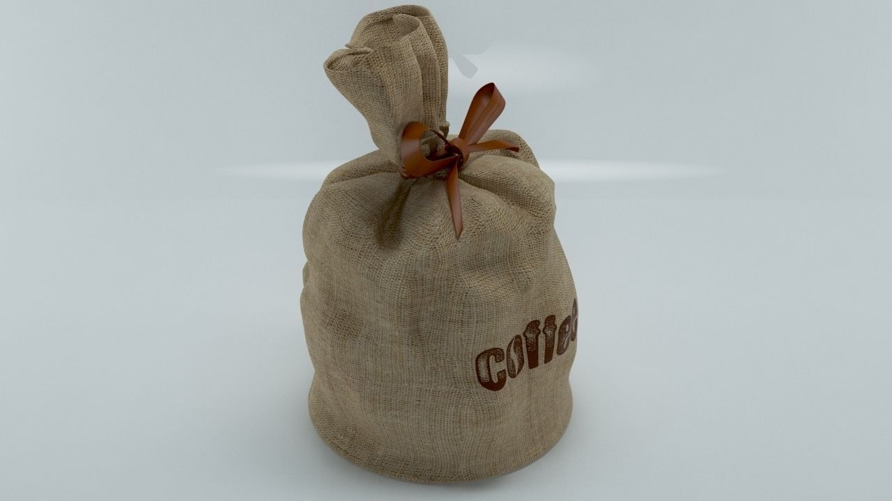 SACK BAG 3D model_2