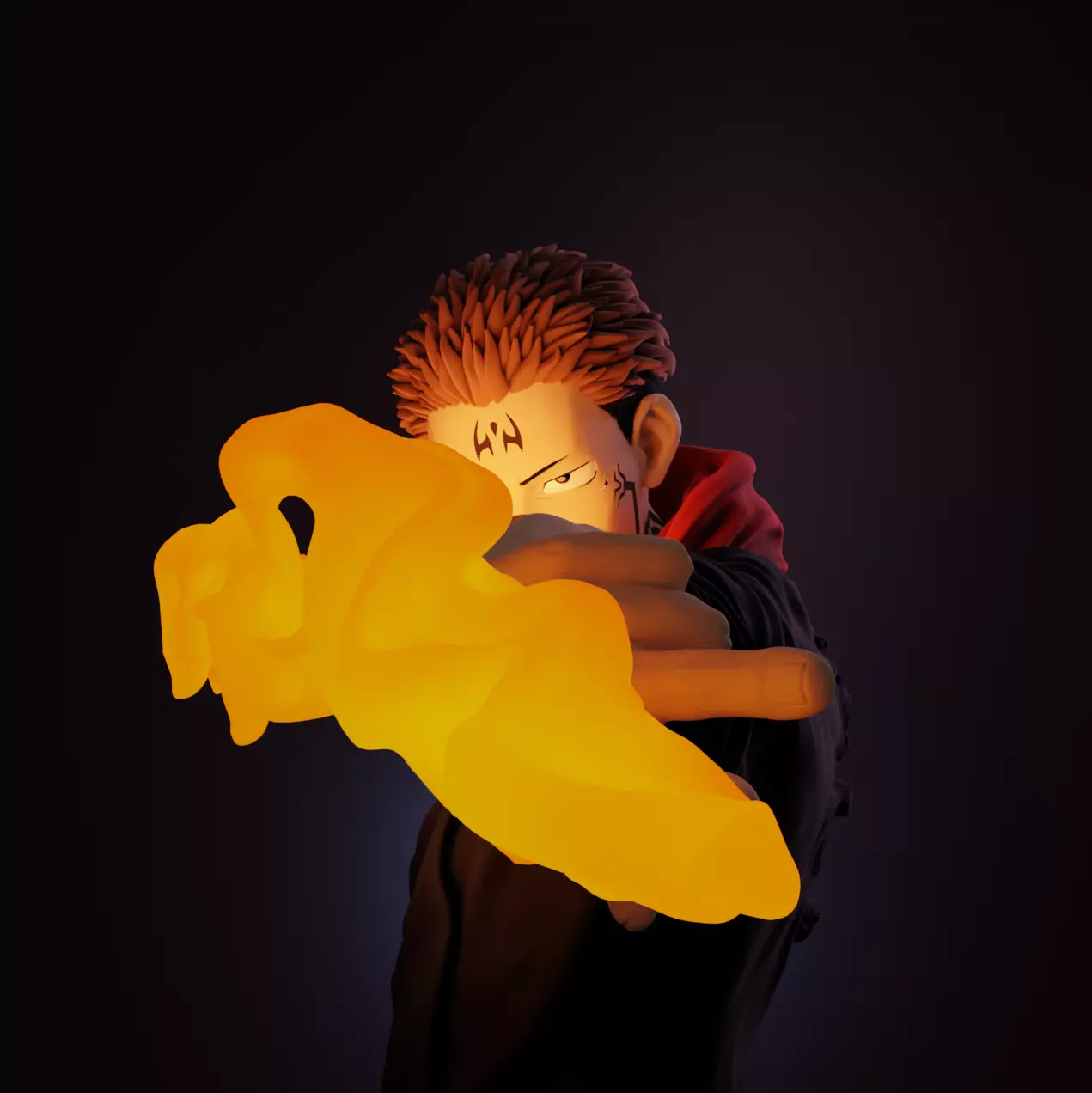 Ryomen Sukuna 3D print model_0