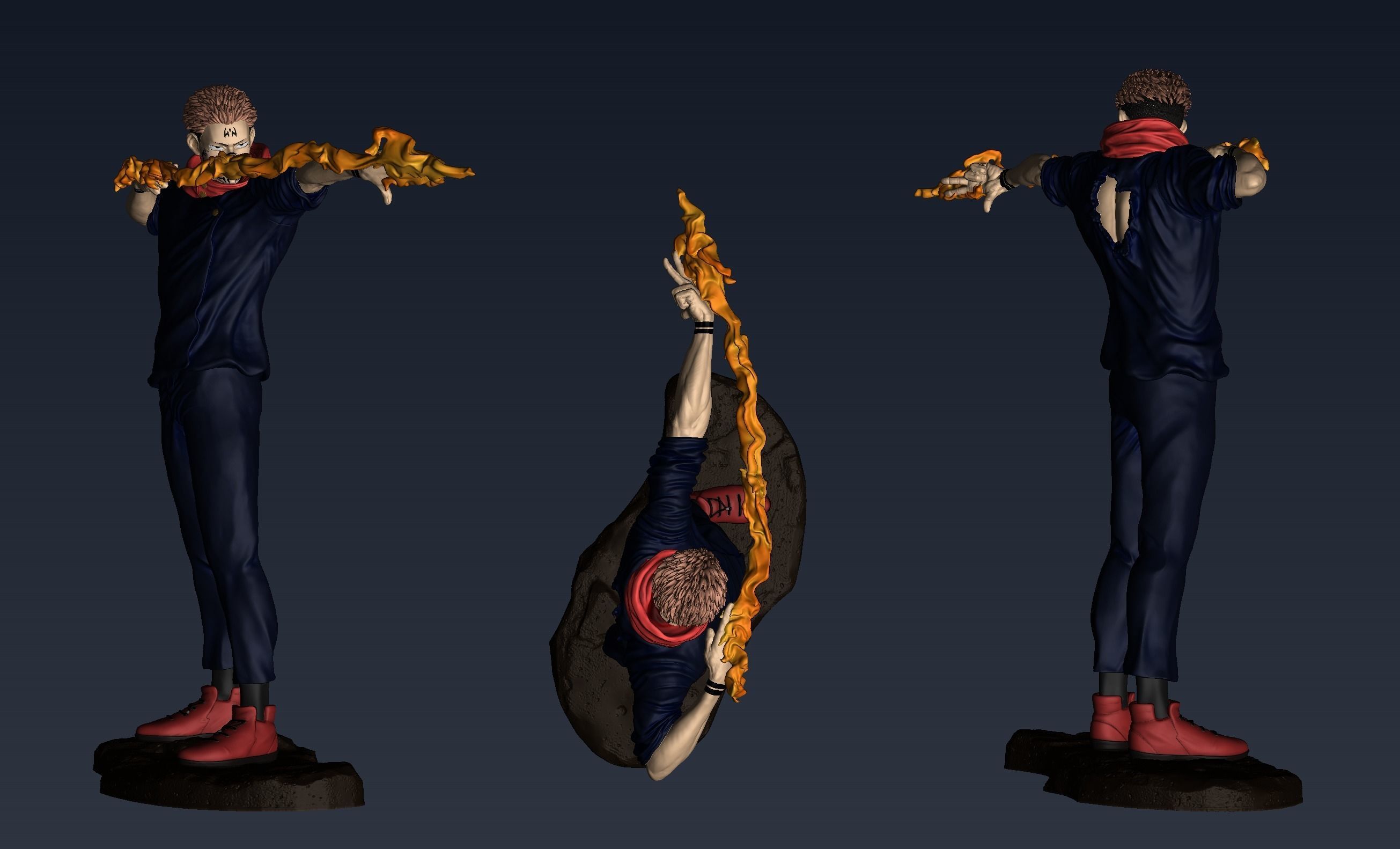 Ryomen Sukuna 3D print model_2