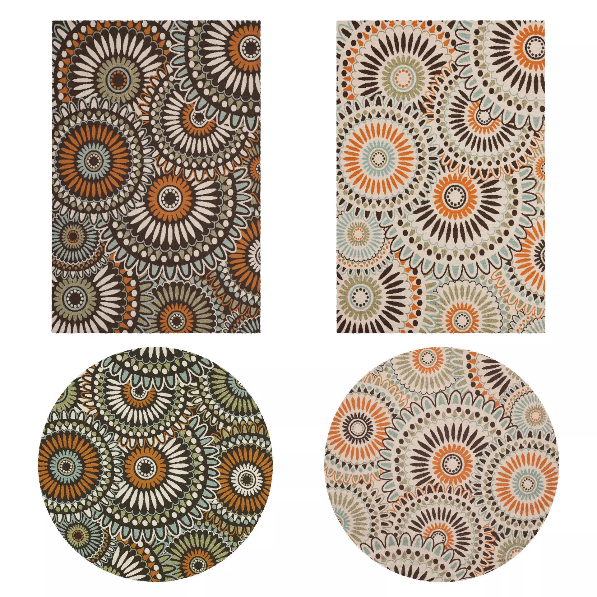 Rugs No 130 Low-poly 3D model