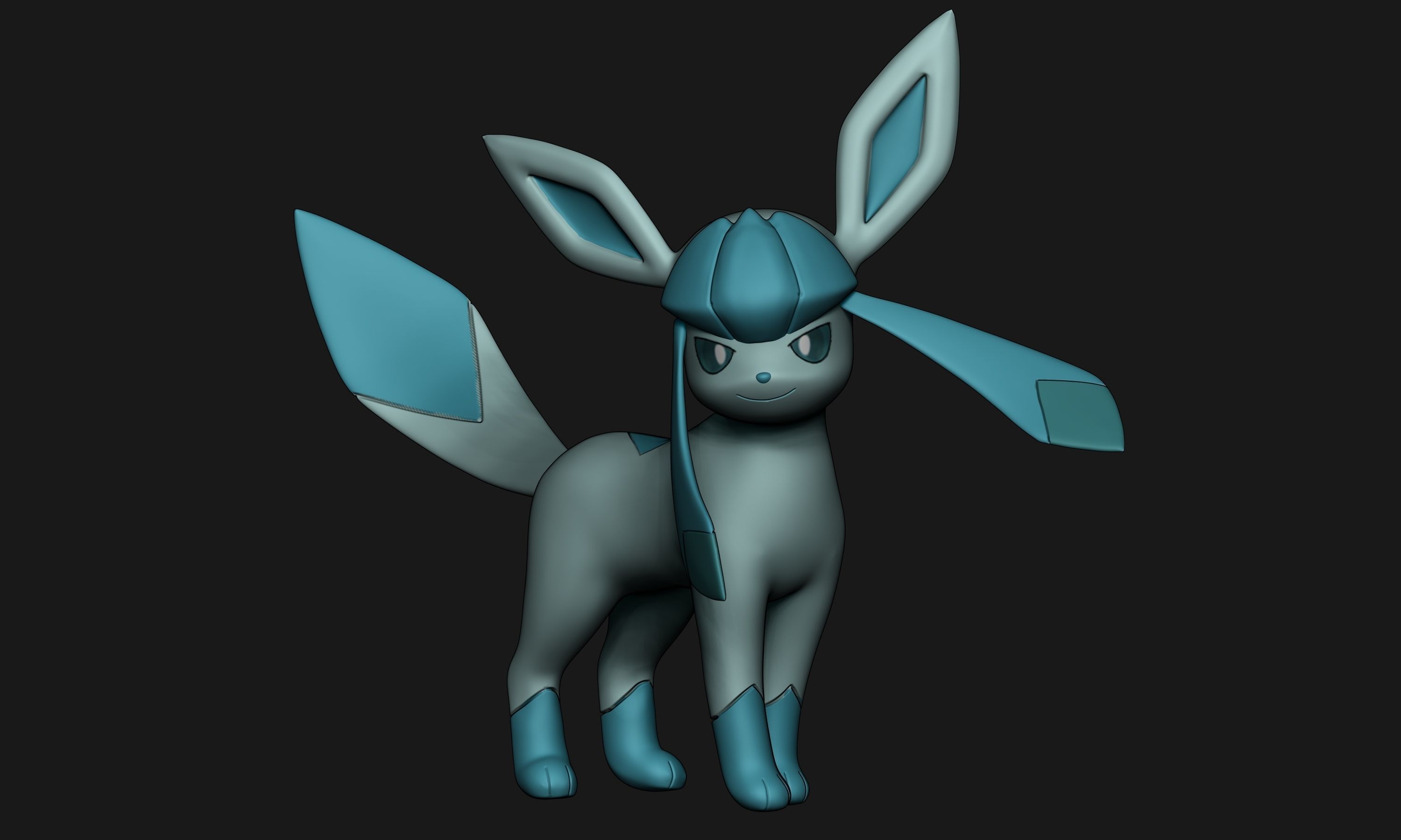 Pokemon - Glaceon 3D print model_2