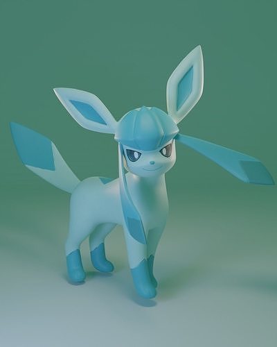 Pokemon - Glaceon 3D print model