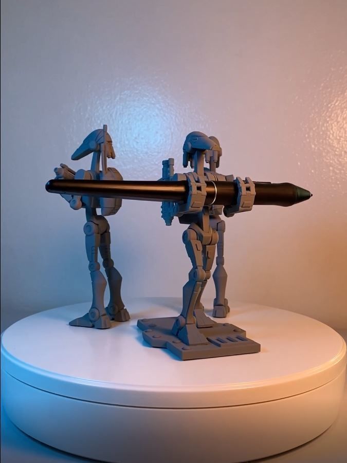 Star Wars Battle Droids Pen Holder 3D print model_2