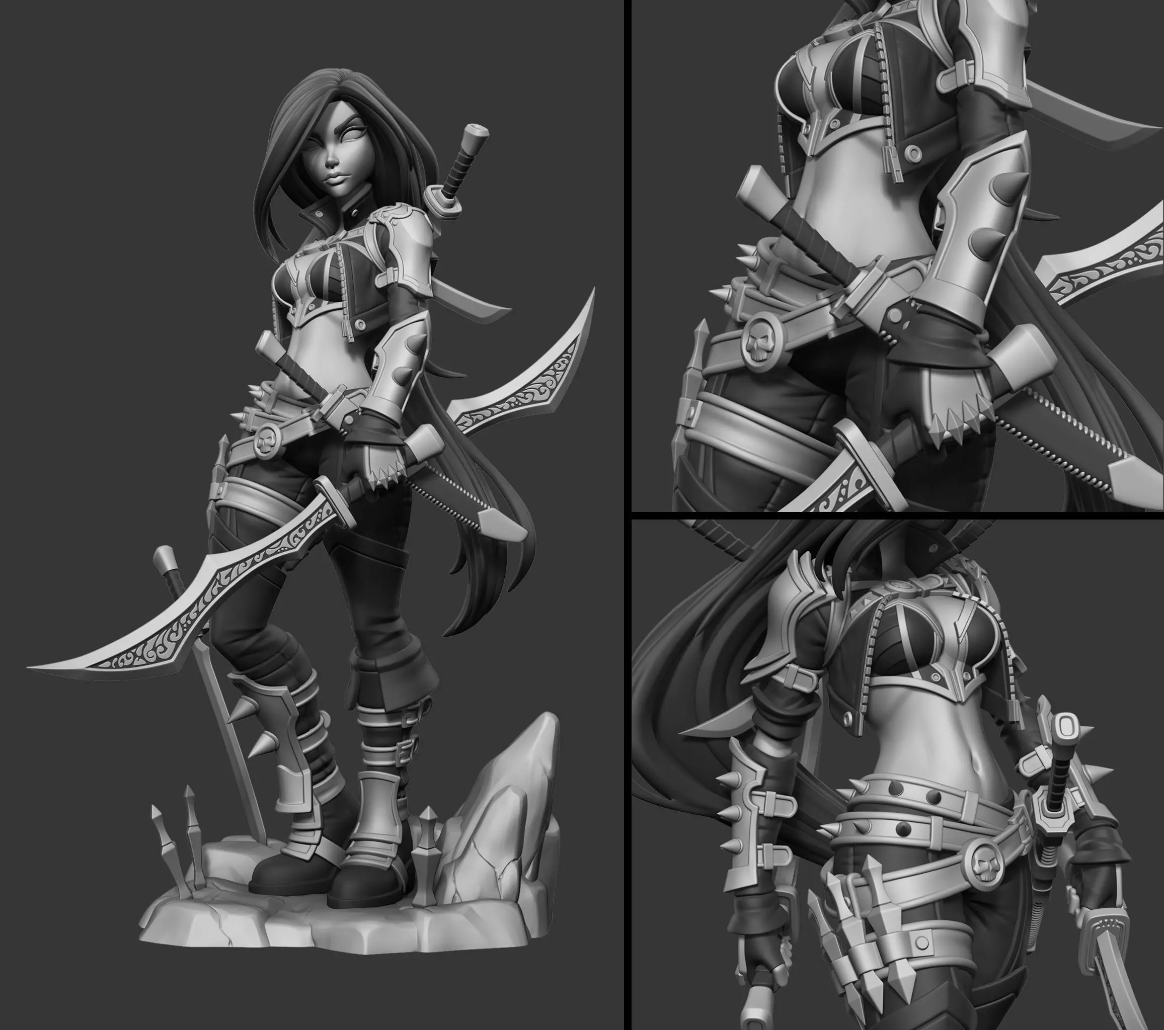 League of Legends Katarina 3D print model_0