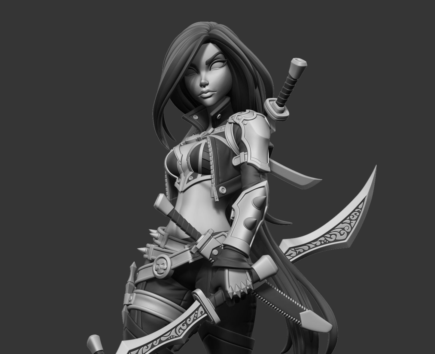 League of Legends Katarina 3D print model_1
