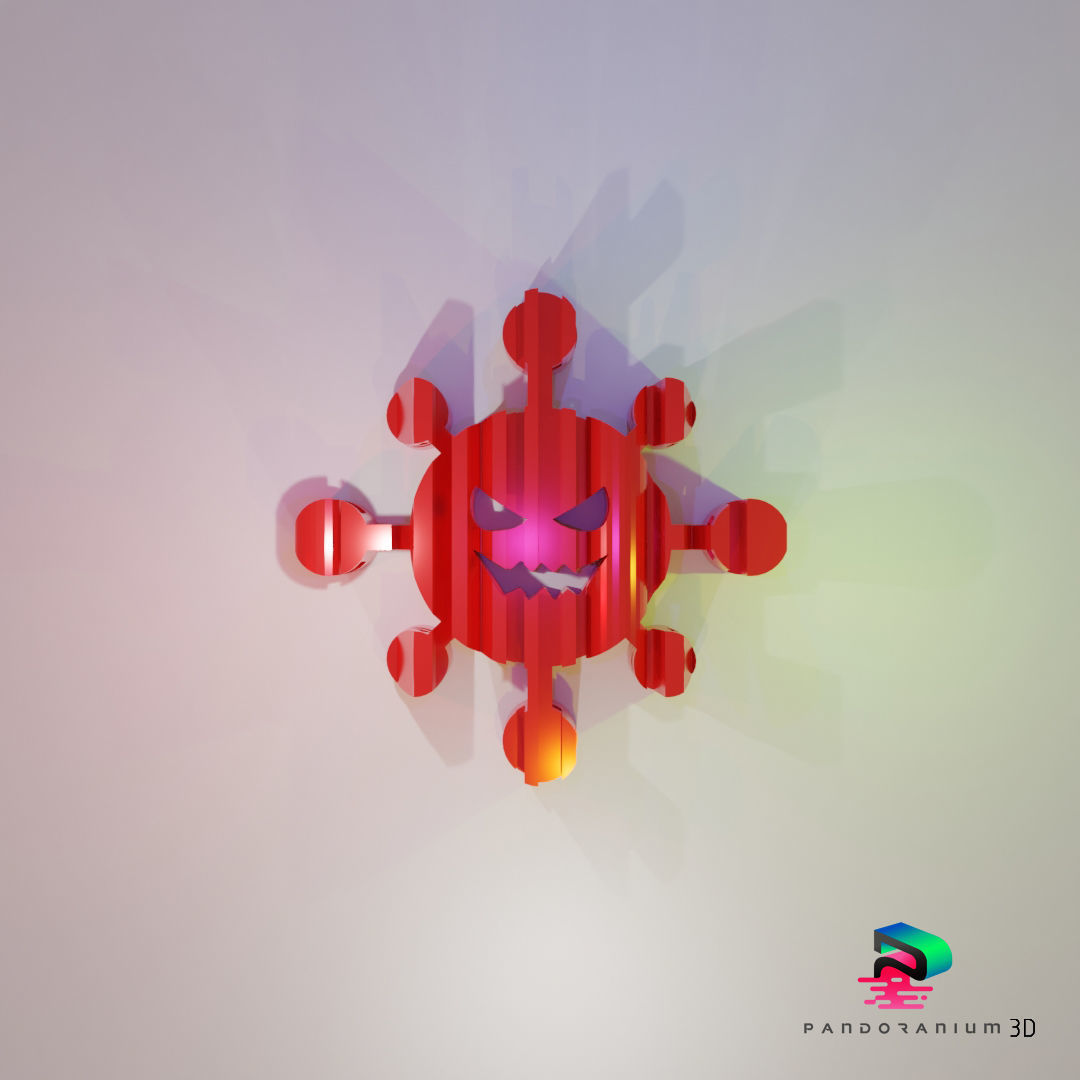 3D Word Shape - Stay Home 3D print model_1