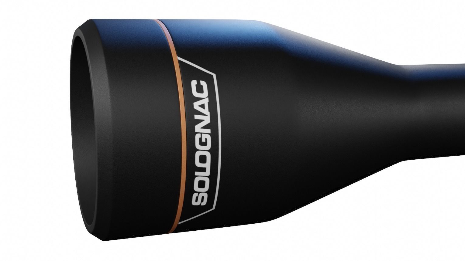 solognac scope high and lowpoly Low-poly 3D model_4