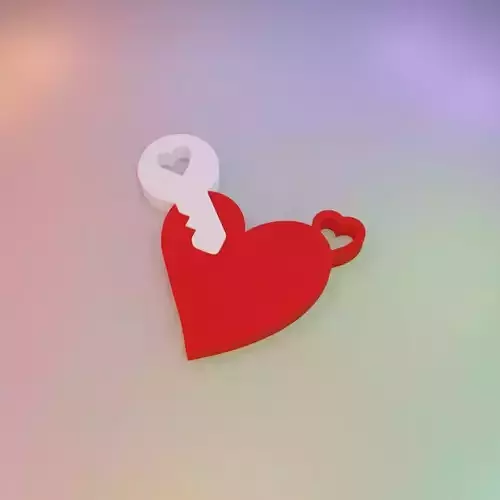 You Hold The Key To My Heart Key Chain Pair Set