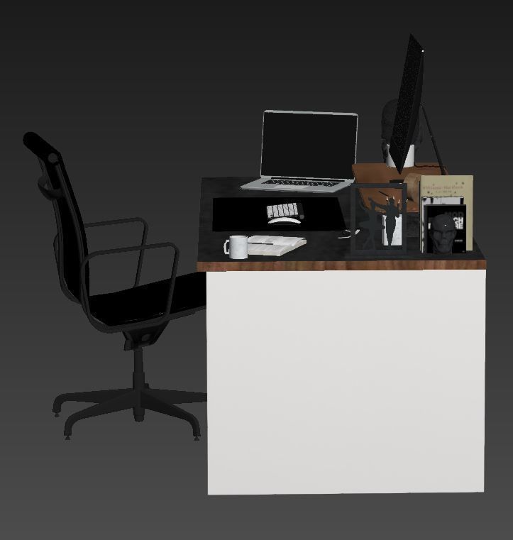 Office Furniture - Set 2 3D model_10