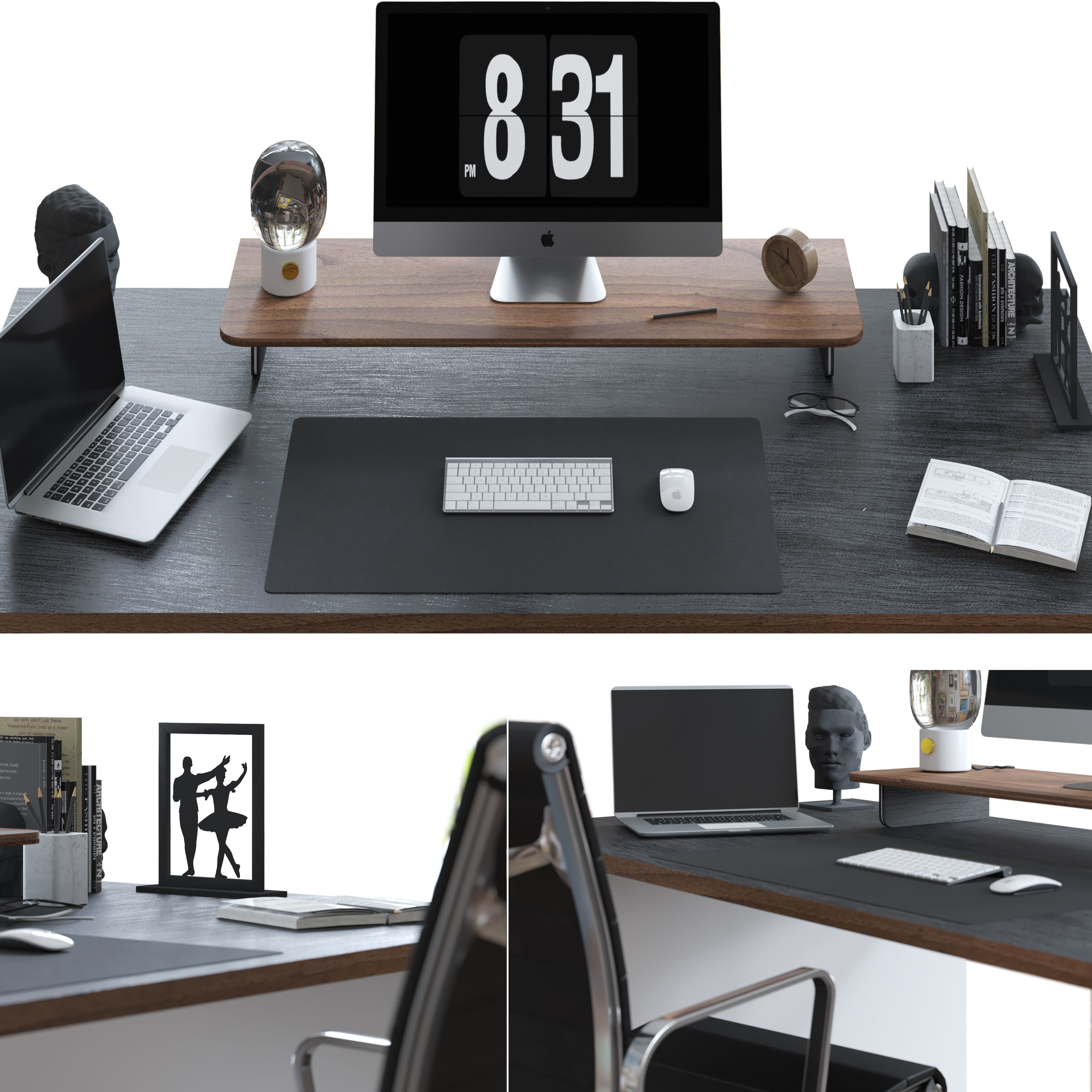 Office Furniture - Set 2 3D model_2