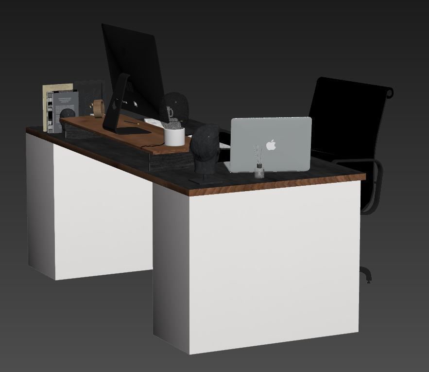 Office Furniture - Set 2 3D model_7