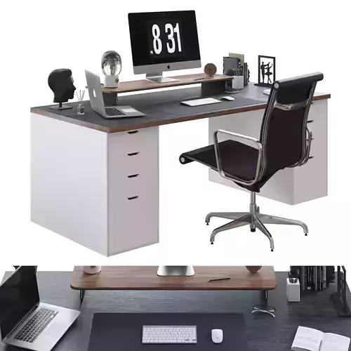 Office Furniture - Set 2 3D model