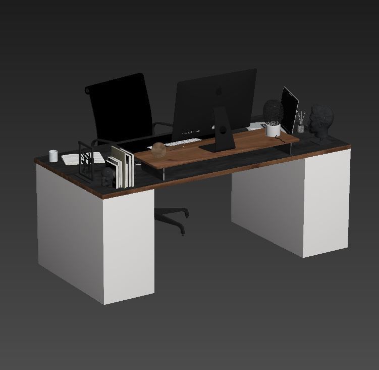 Office Furniture - Set 2 3D model_6