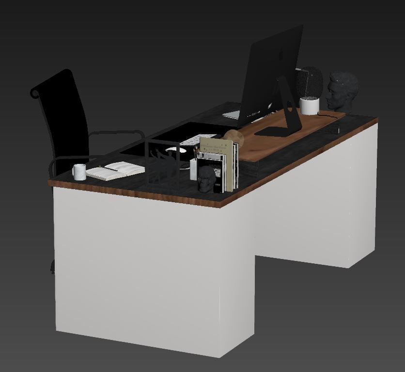 Office Furniture - Set 2 3D model_13