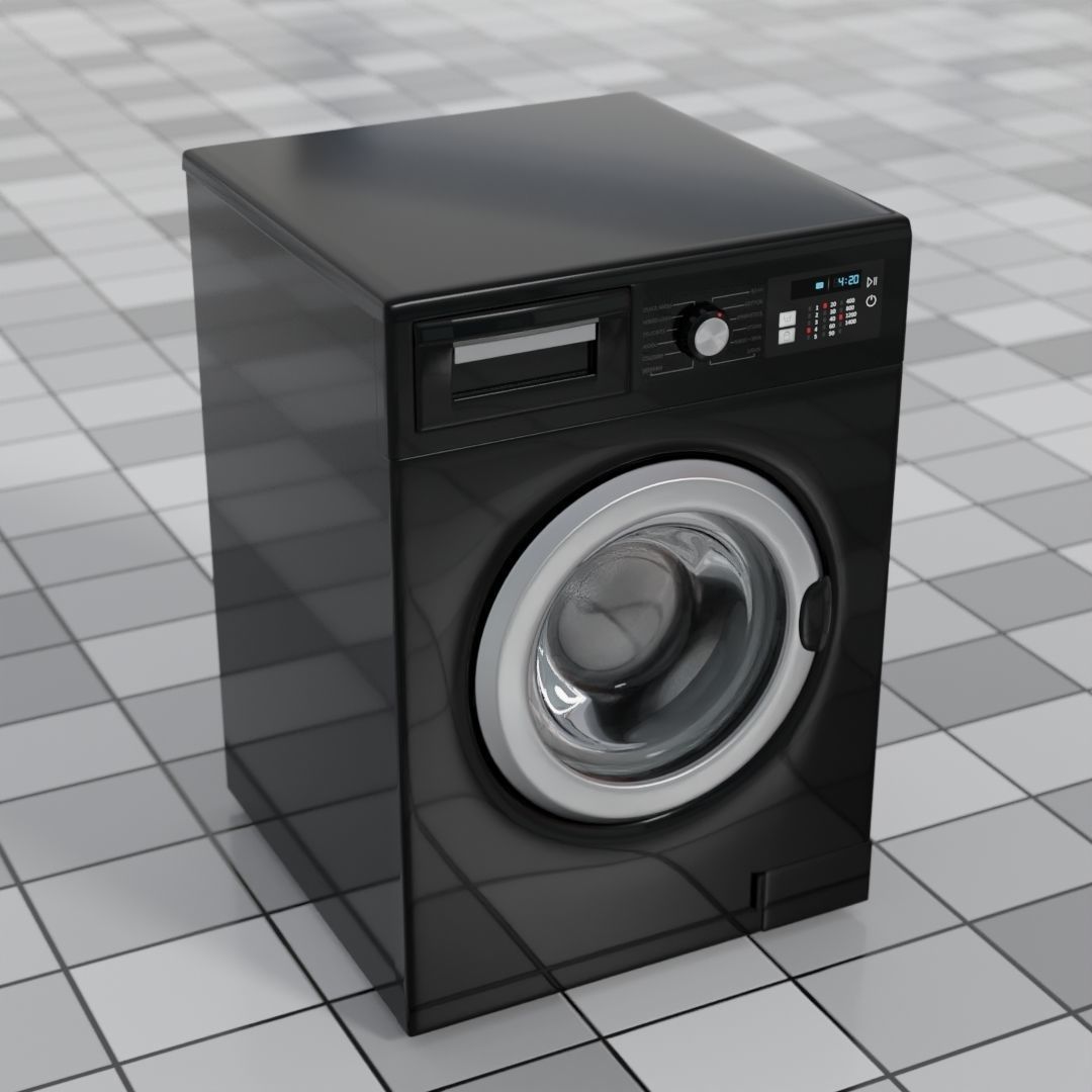 Washing Machine 3D model_1