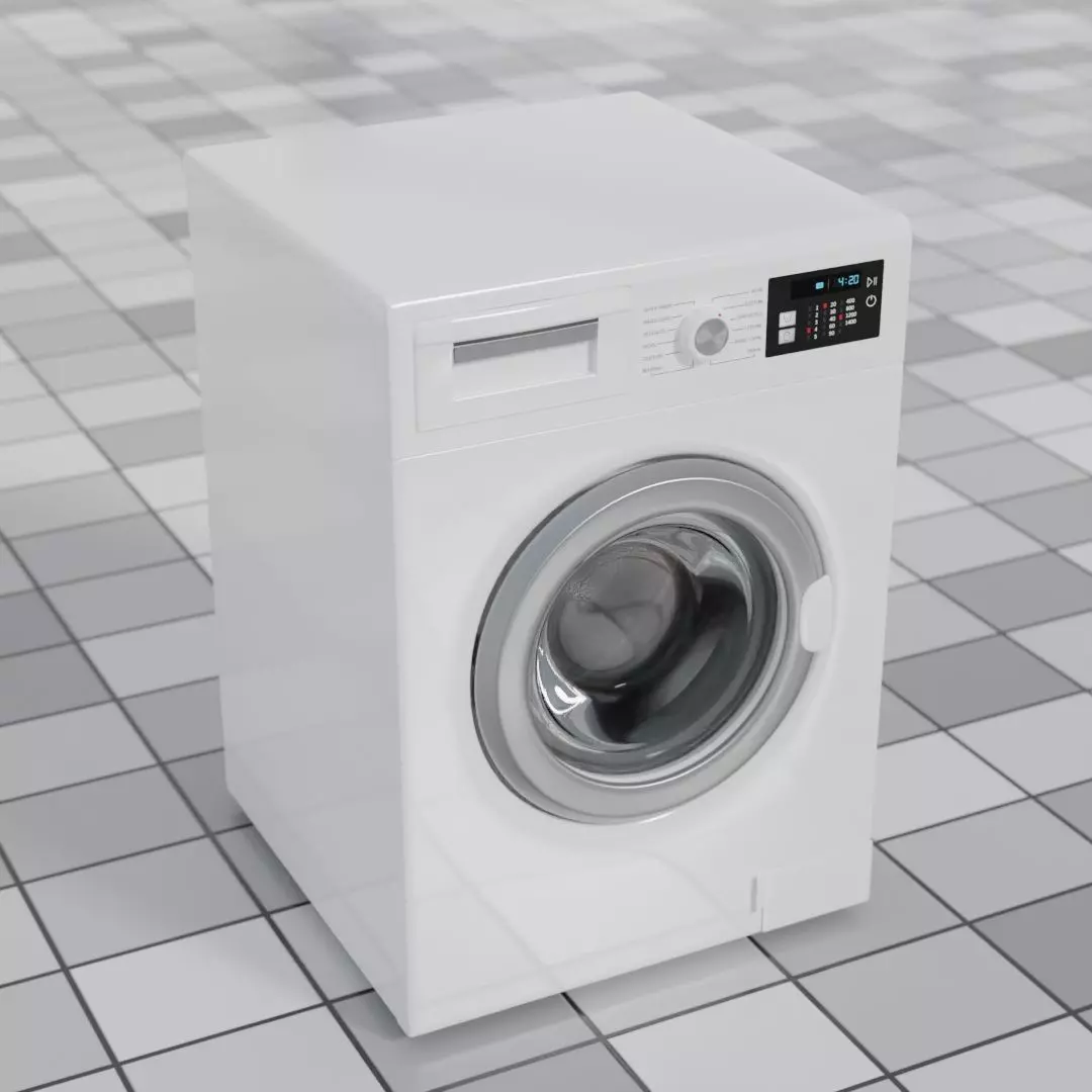 Washing Machine 3D model_0