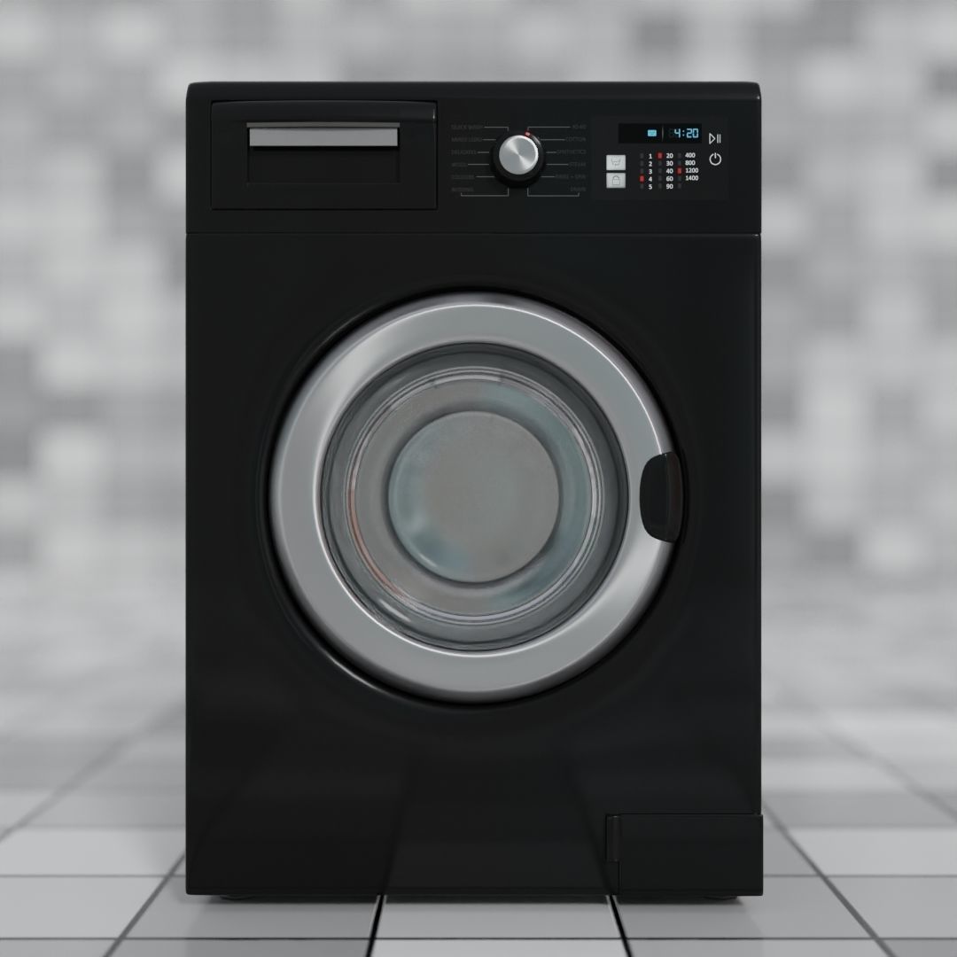 Washing Machine 3D model_5
